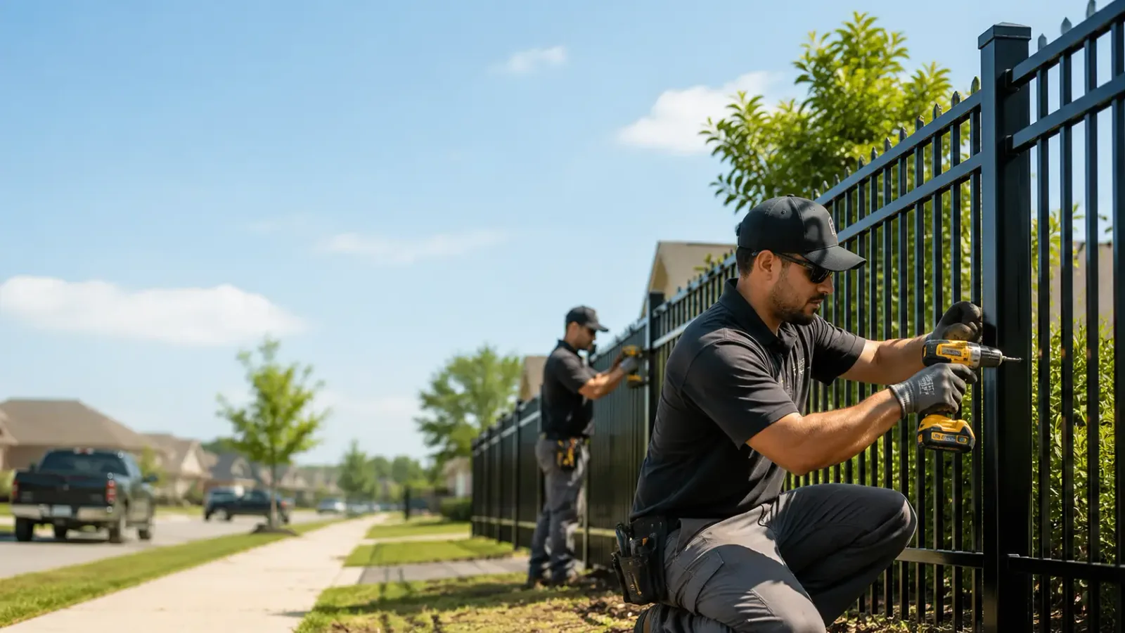 Metal Fence Installation in Santa Claus, IN
